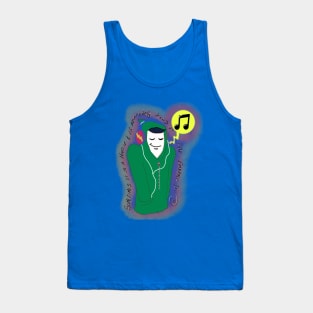 Hoodie & Headphones Tank Top